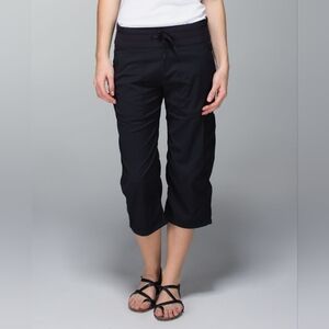 Lululemon Dance Studio Cropped Pinstriped Pant